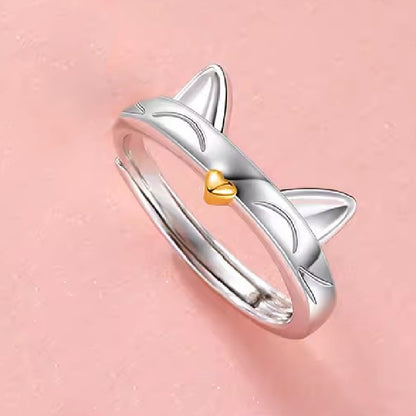 Whisker Charm Couple Rings