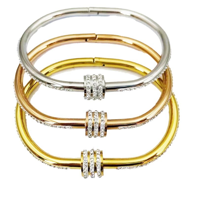 Triple Row Clay Bracelet