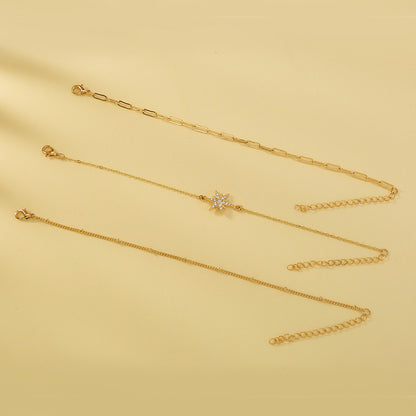 Starlit Glamour Multi-Layer Diamond Bracelet