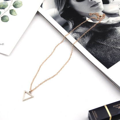 Geometric Triangle Pendant