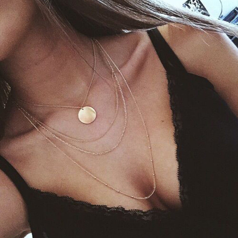 Glimmer Tassel Clavicle Necklace