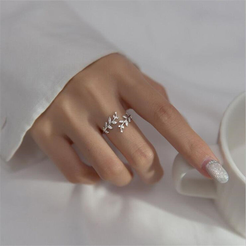 Blossom Branch Fashion Ring