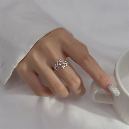 Blossom Branch Fashion Ring
