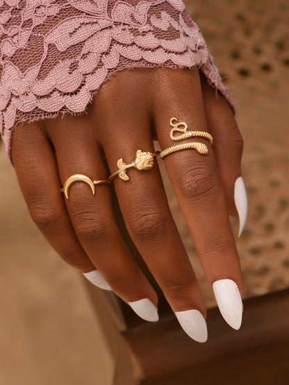 Chic Muse Alloy Fashion Rings