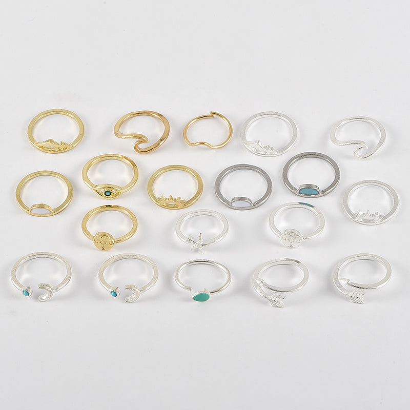 Radiant Elegance 19-Piece Women's Rings Collection
