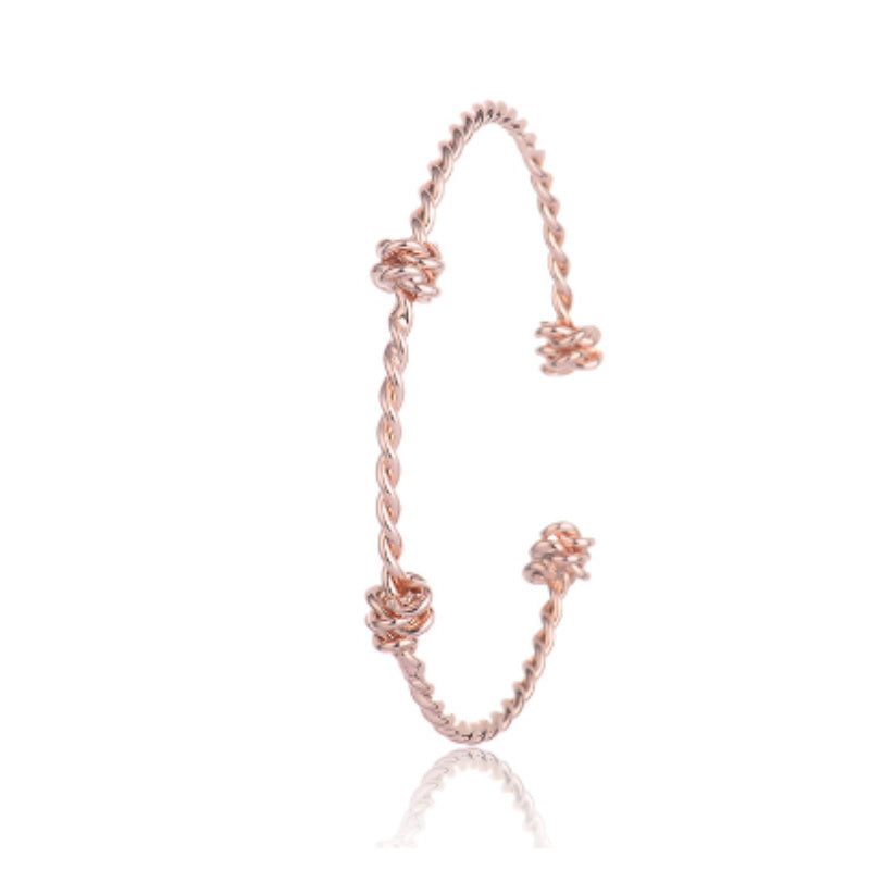 Trinity Knot Open Cuff Bracelets