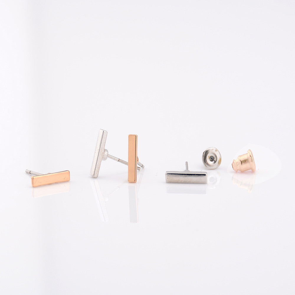 Sleek Essence Flat Earrings
