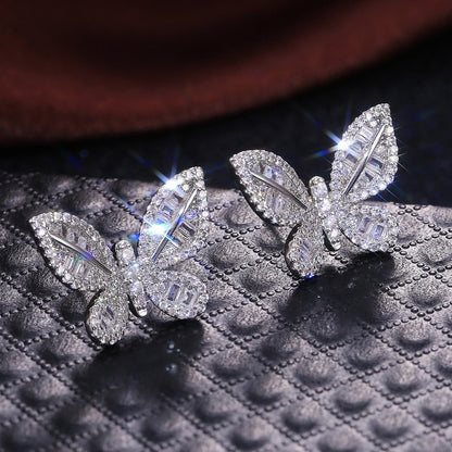Celestial Butterfly Diamond Earrings