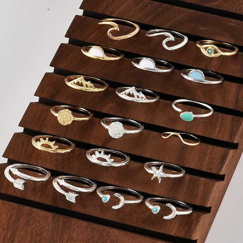 Radiant Elegance 19-Piece Women's Rings Collection