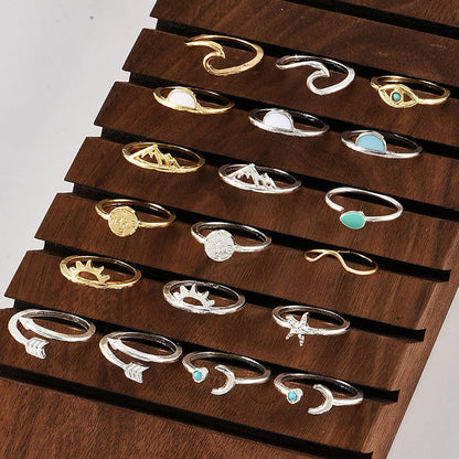 Radiant Elegance 19-Piece Women's Rings Collection