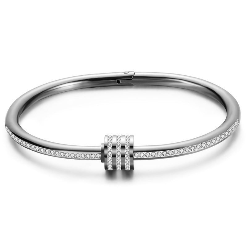 Triple Row Clay Bracelet