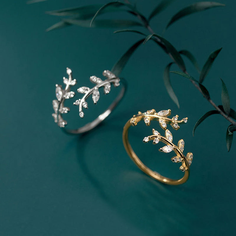 Blossom Branch Fashion Ring