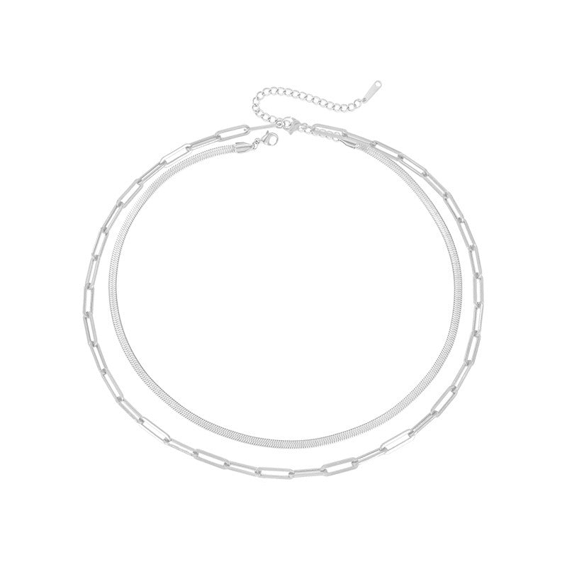 Elegant Duo Layered Necklace