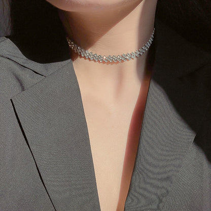 Glamour Spark Rhinestone Necklace
