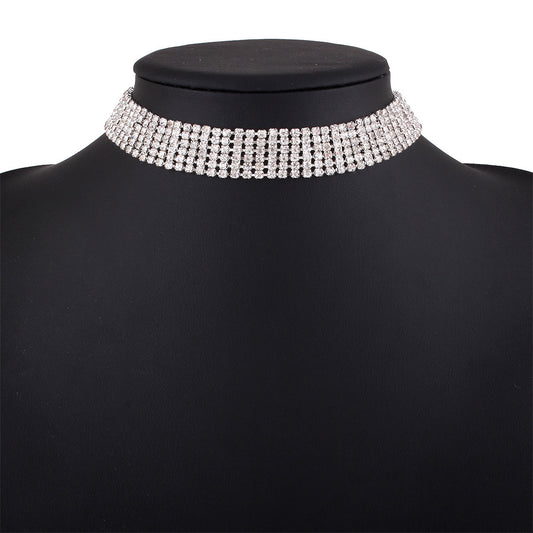 Trendy Rhinestone Sparkle Necklace