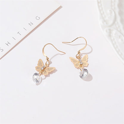Radiant Grace Zircon Stud Earrings