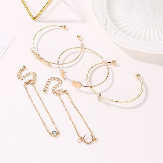 Boho Moon Bracelet Set