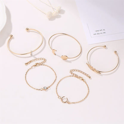 Boho Moon Bracelet Set
