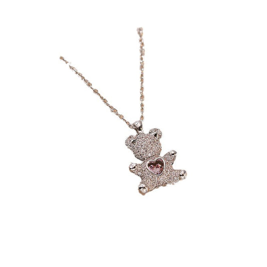 Bear Heart Love Necklace
