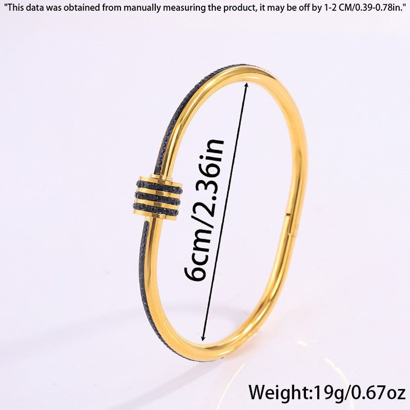 Triple Row Clay Bracelet