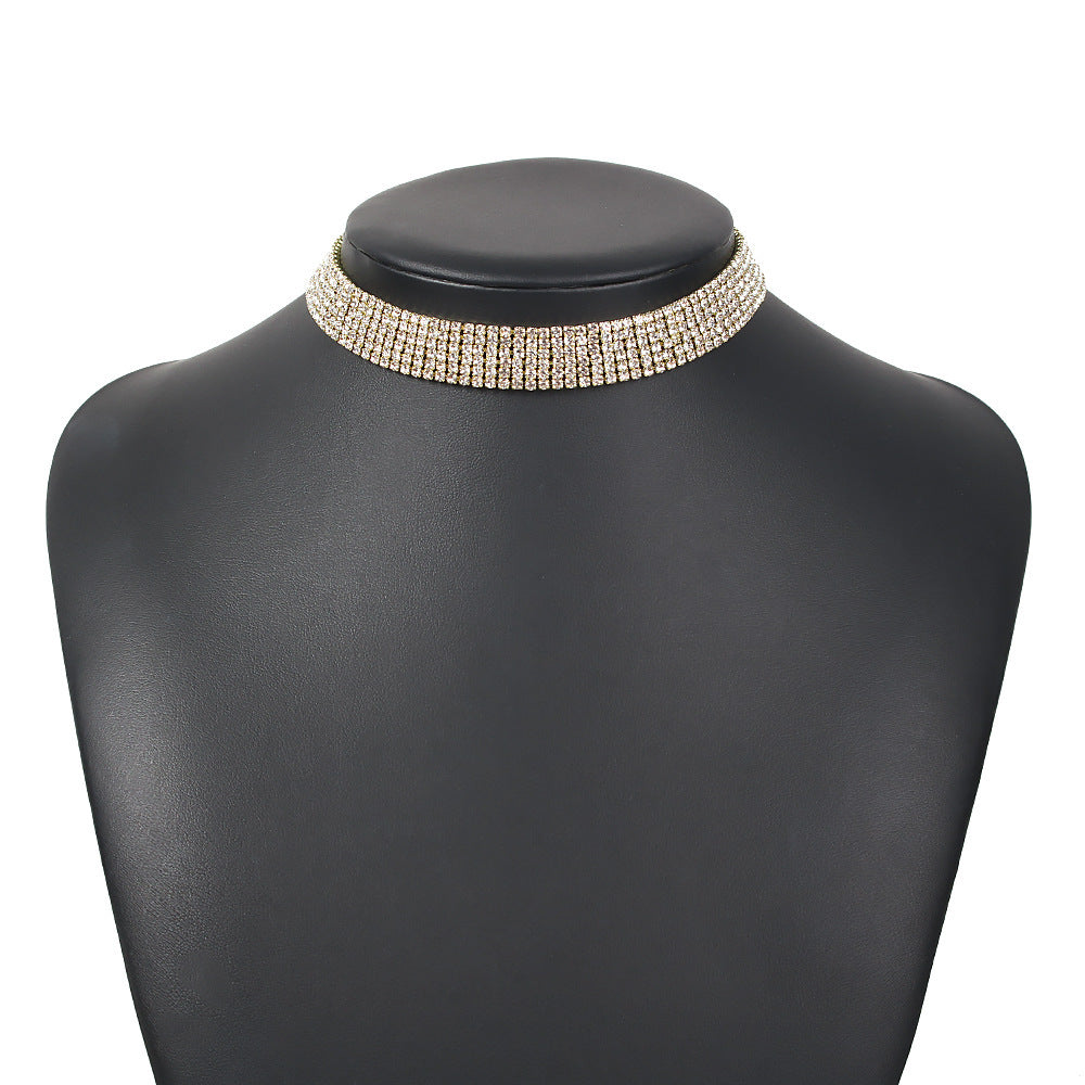 Trendy Rhinestone Sparkle Necklace