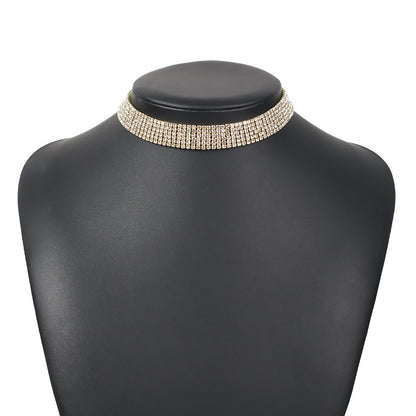 Trendy Rhinestone Sparkle Necklace