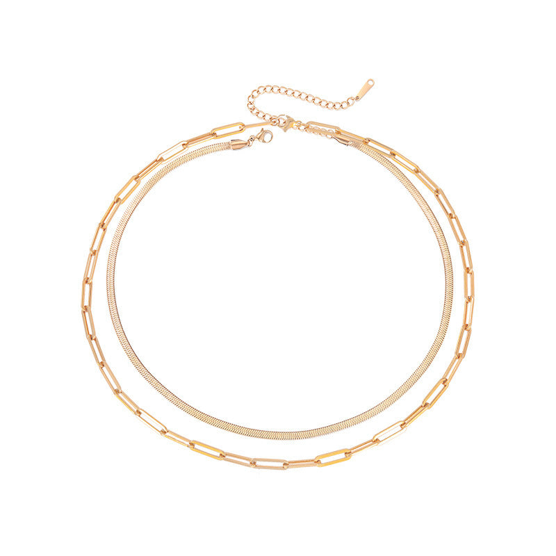 Elegant Duo Layered Necklace