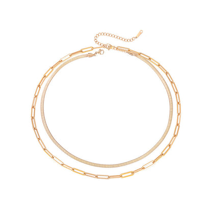 Elegant Duo Layered Necklace