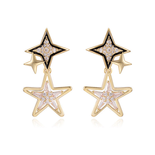 Vintage Whimsy Irregular Earrings